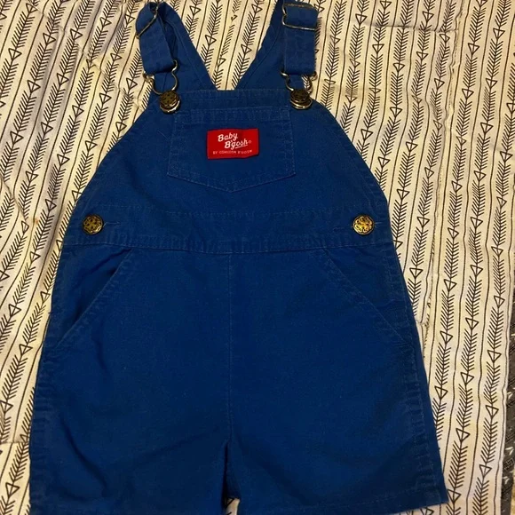 Vintage OshKosh B'gosh Blue Baby Overalls 12 months - Picture 2 of 4